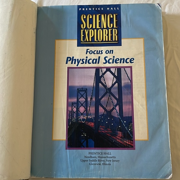 Science Explorer Prentice Hall Focus on Physical Science Textbook Hardcover - Picture 3 of 3